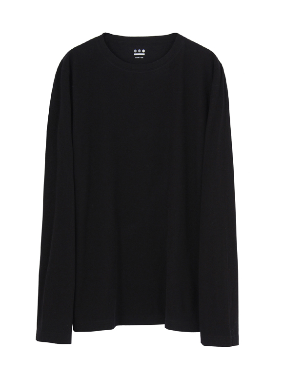 Men's sanded jersey crew neck