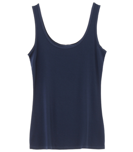 refined jersey fitted tank