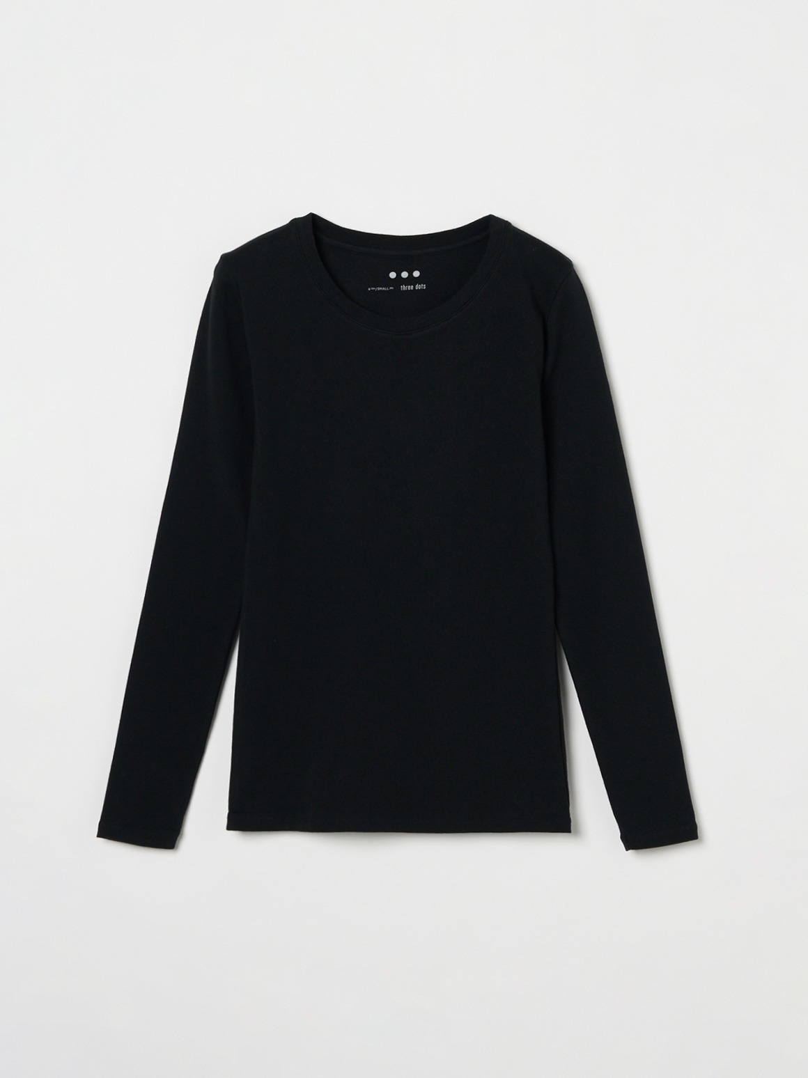 cotton knit l/s crew neck tee｜スリードッツ オフィシャルオンライン ...