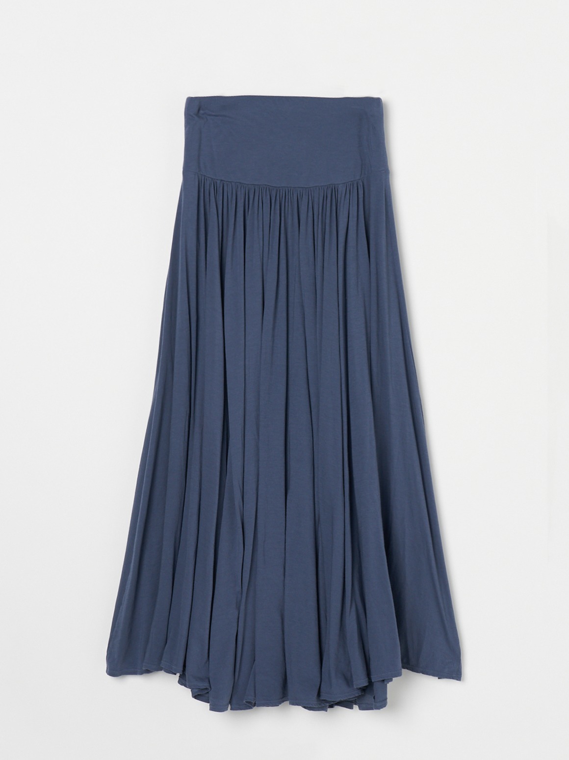 jersey colette long skirt 詳細画像 blue grey 1