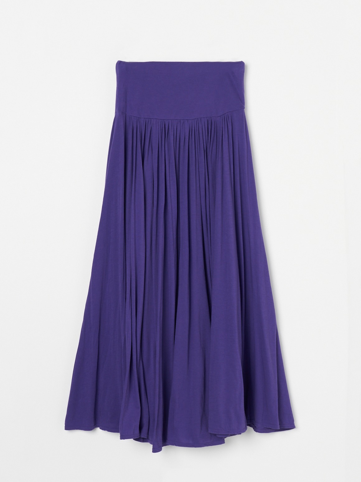 jersey colette long skirt 詳細画像 bule purple 1