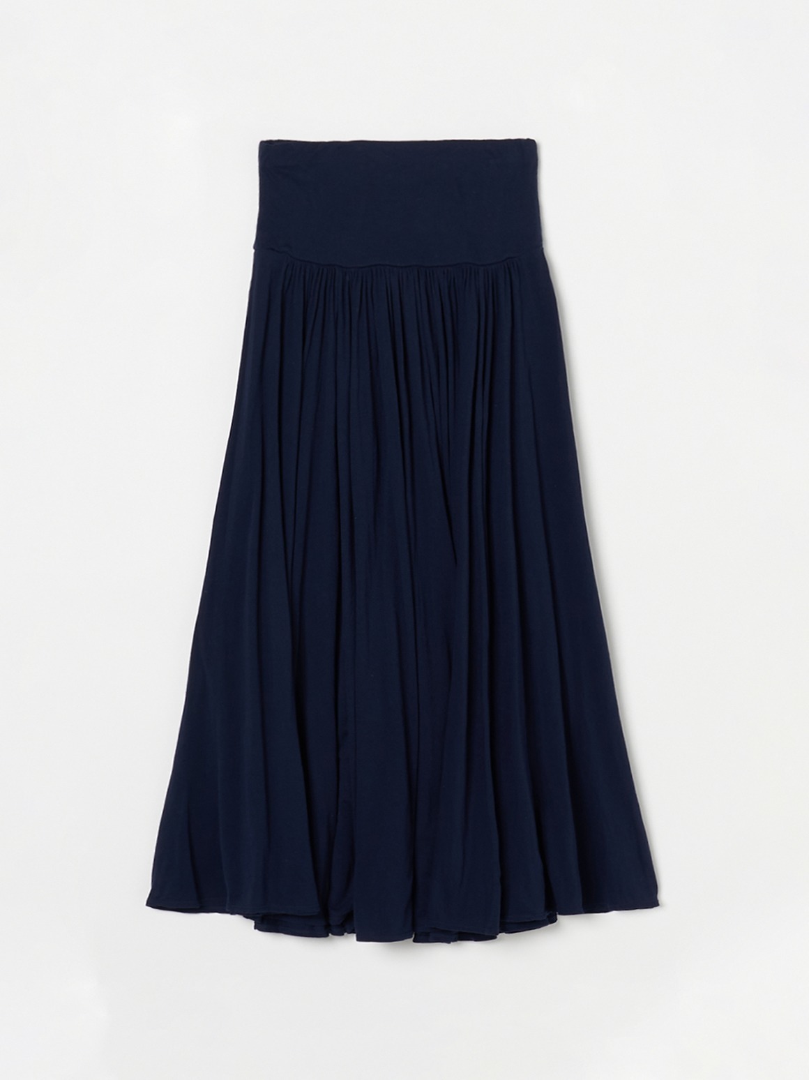 Long blue skirt hotsell