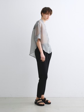 matte stretch ponte 2tuck pant 詳細画像