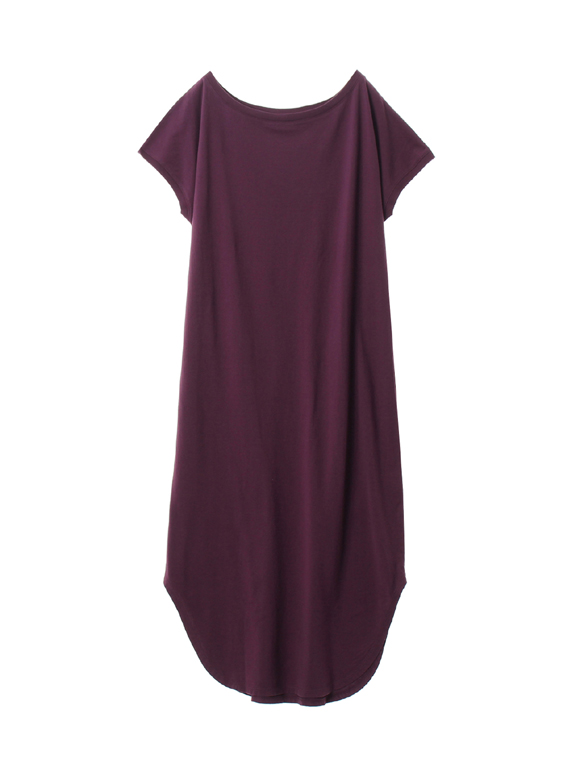 Water color long tee dress