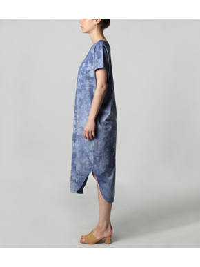 Water color long tee dress 詳細画像