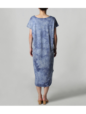 Water color long tee dress 詳細画像