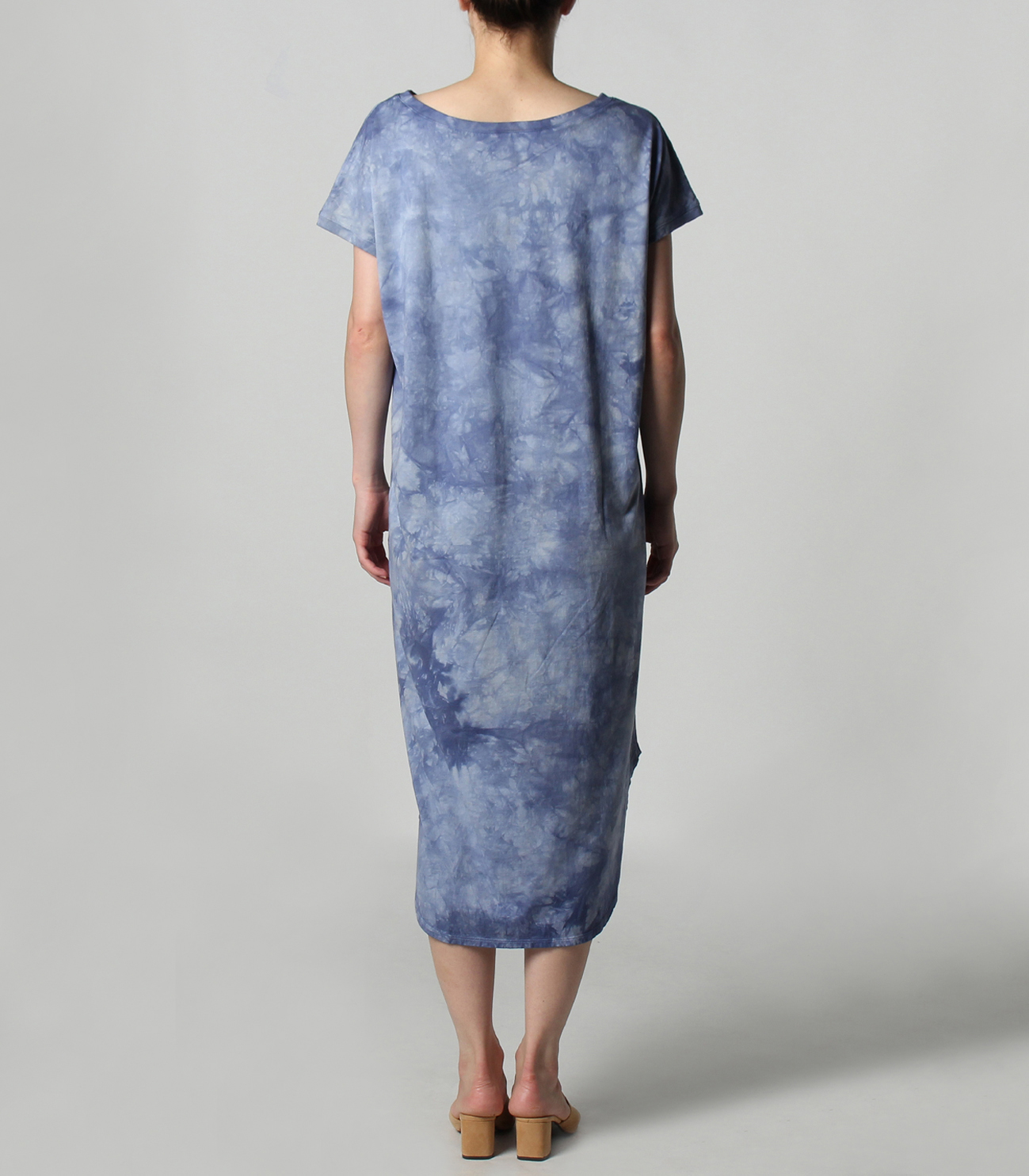 Water color long tee dress｜スリードッツ オフィシャルオンライン