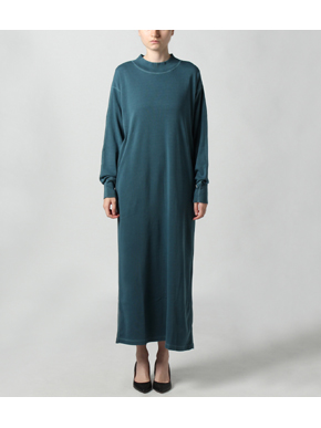 Sulfide dye mock neck dress 詳細画像