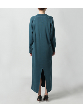 Sulfide dye mock neck dress 詳細画像