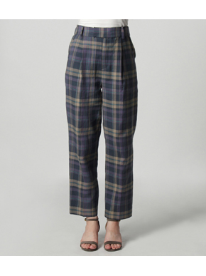 Cotton plaid pant 詳細画像