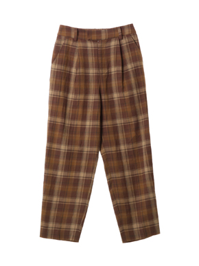 Cotton plaid pant 詳細画像