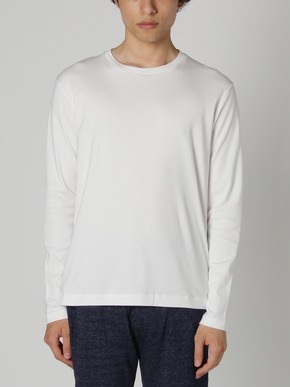 Men's brushed rib l/s crew neck 詳細画像