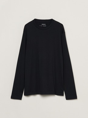 Men's brushed rib l/s crew neck 詳細画像