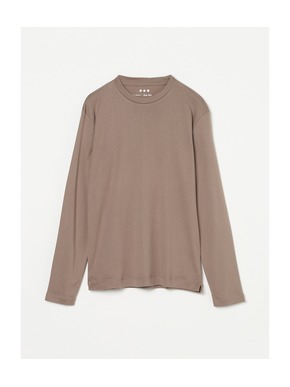 Men's brushed rib l/s crew neck 詳細画像