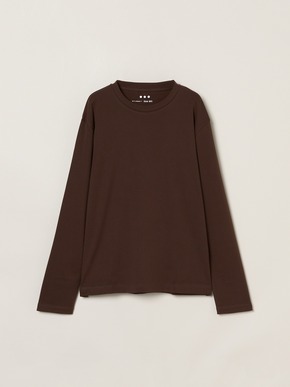 Men's brushed rib l/s crew neck 詳細画像