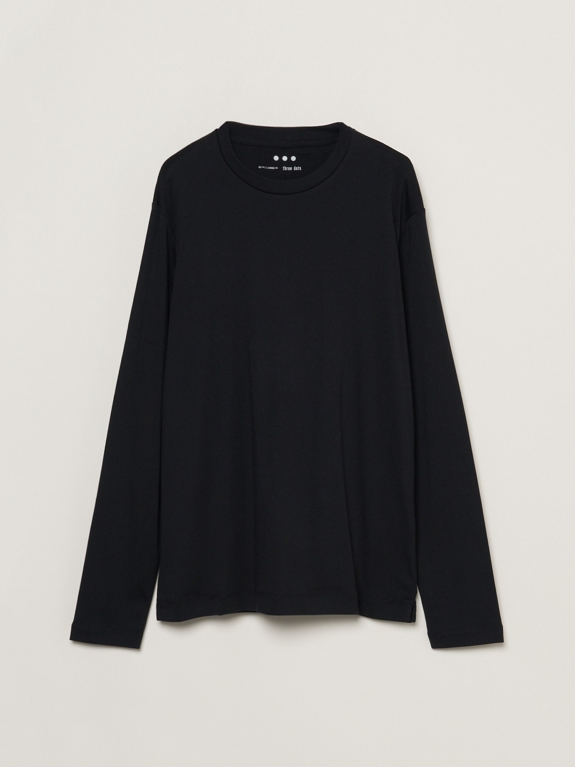 Men's brushed rib l/s crew neck｜スリードッツ オフィシャル ...