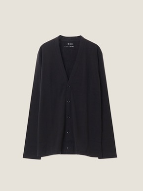 Men's brushed rib l/s cardigan 詳細画像
