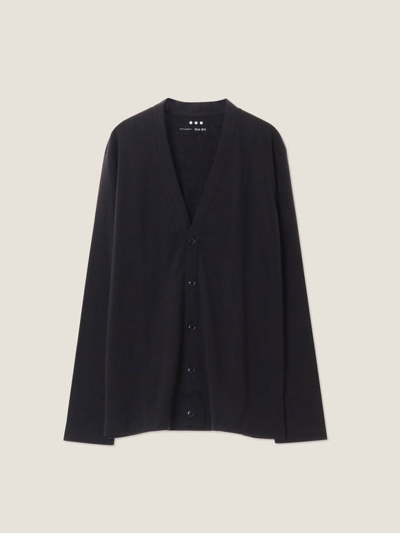 Men's brushed rib l/s cardigan