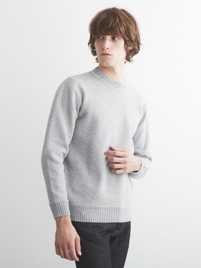 Men's dual layerd l/s crew neck 詳細画像