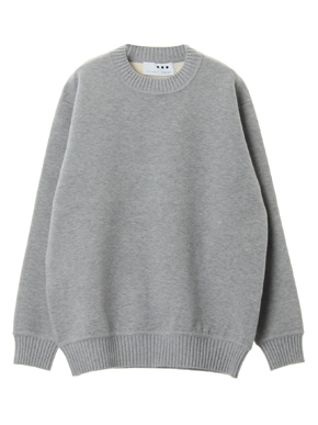 Men's dual layerd l/s crew neck 詳細画像