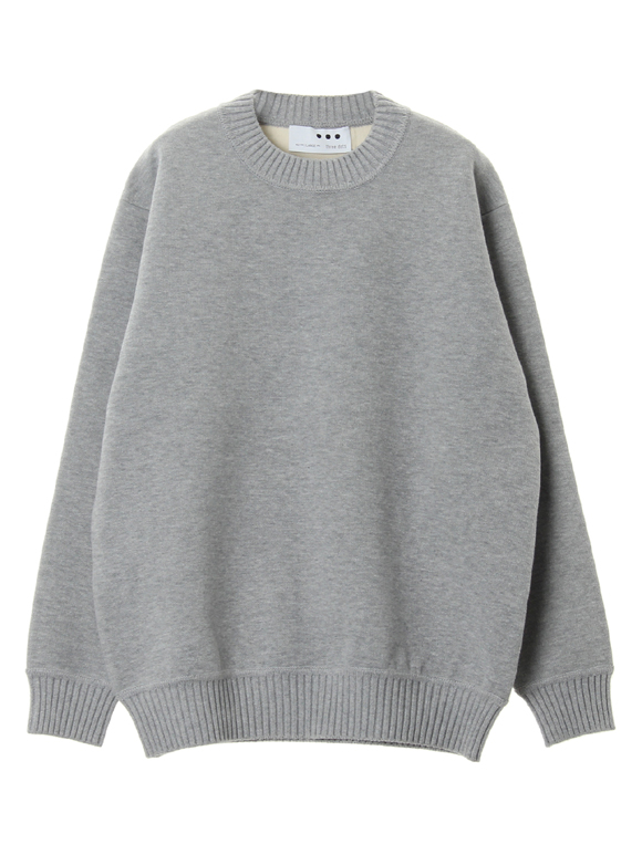 Men's dual layerd l/s crew neck