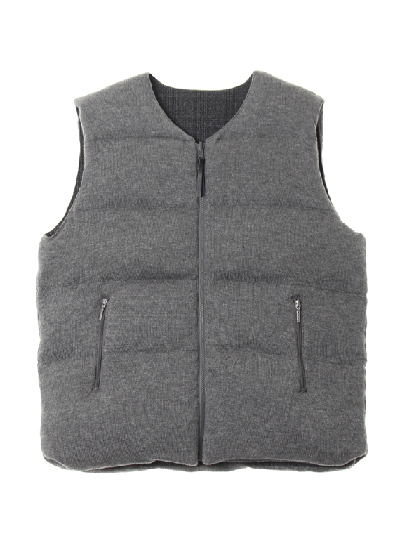Men's reversible down vest