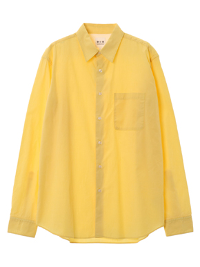 Men's chambray broad l/s shirts 詳細画像