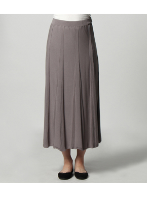 Sheer pleats midi flair skirt 詳細画像