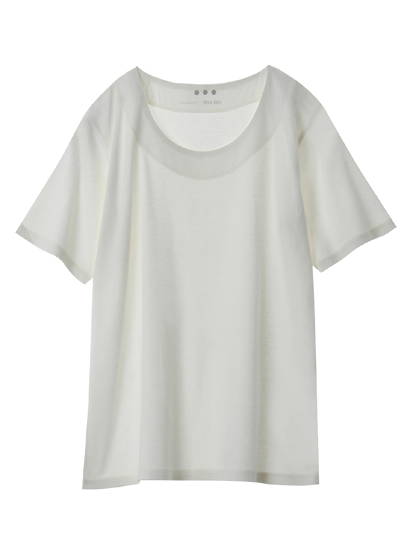 Ecovero cotton crew neck top Ecovero cotton crew neck top