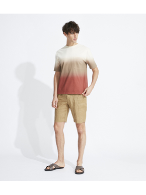 Men's gradation dye s/s pocket T 詳細画像