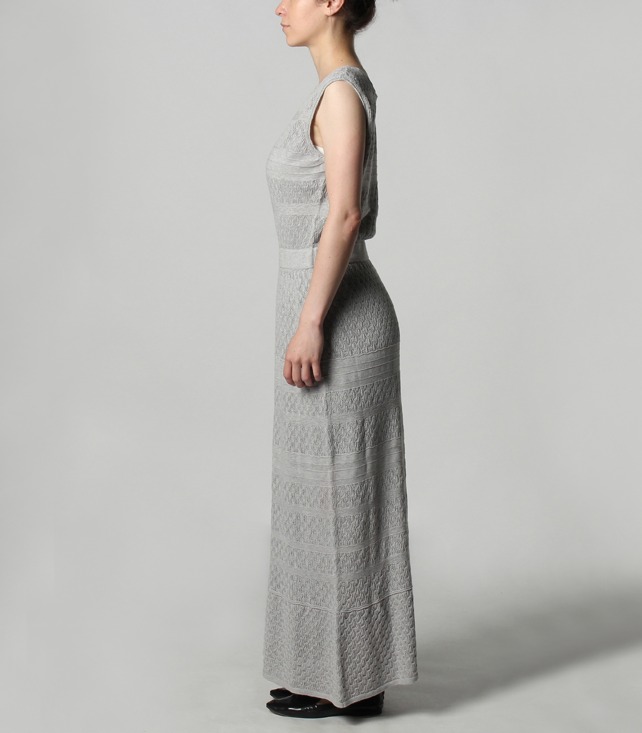 Knitted Lace Long Dress スリードッツ オフィシャルオンラインショップ