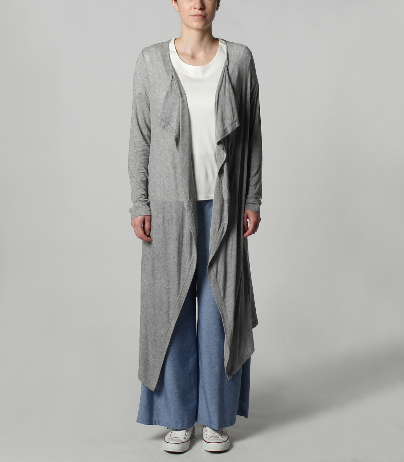 Sustinable gauze l/s open cardy|スリードッツ オフィシャル Sustinable gauze l/s open cardy|スリードッツ オフィシャル