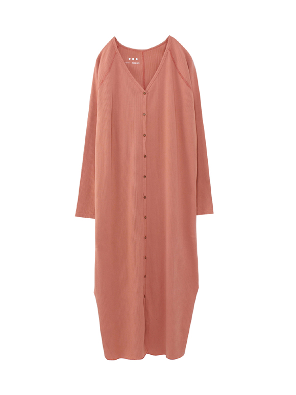 Daily＆nighty rib longcardigan