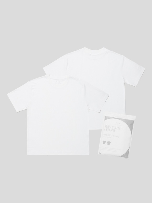 2pack tee crew tee/mock neck tee