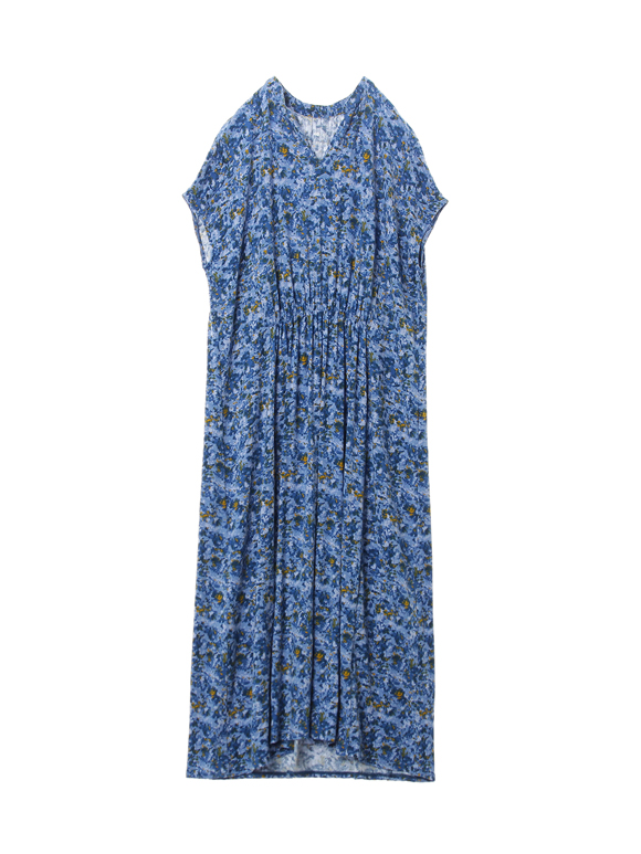 Spring shower print s/s dress