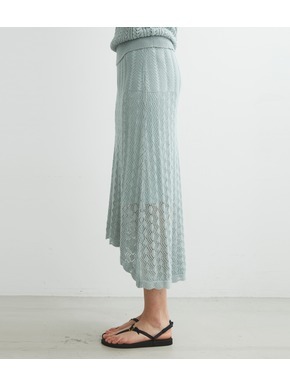Cotton linen lace skirt 詳細画像