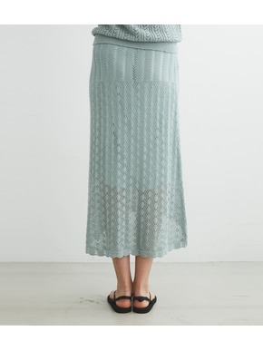 Cotton linen lace skirt 詳細画像