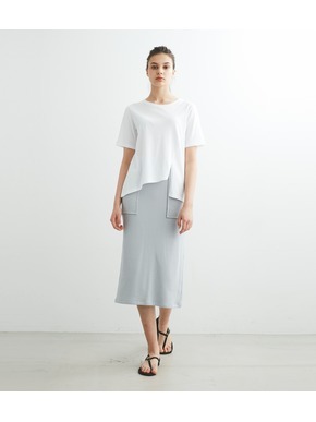 Suvin loopwheel baker skirt 詳細画像