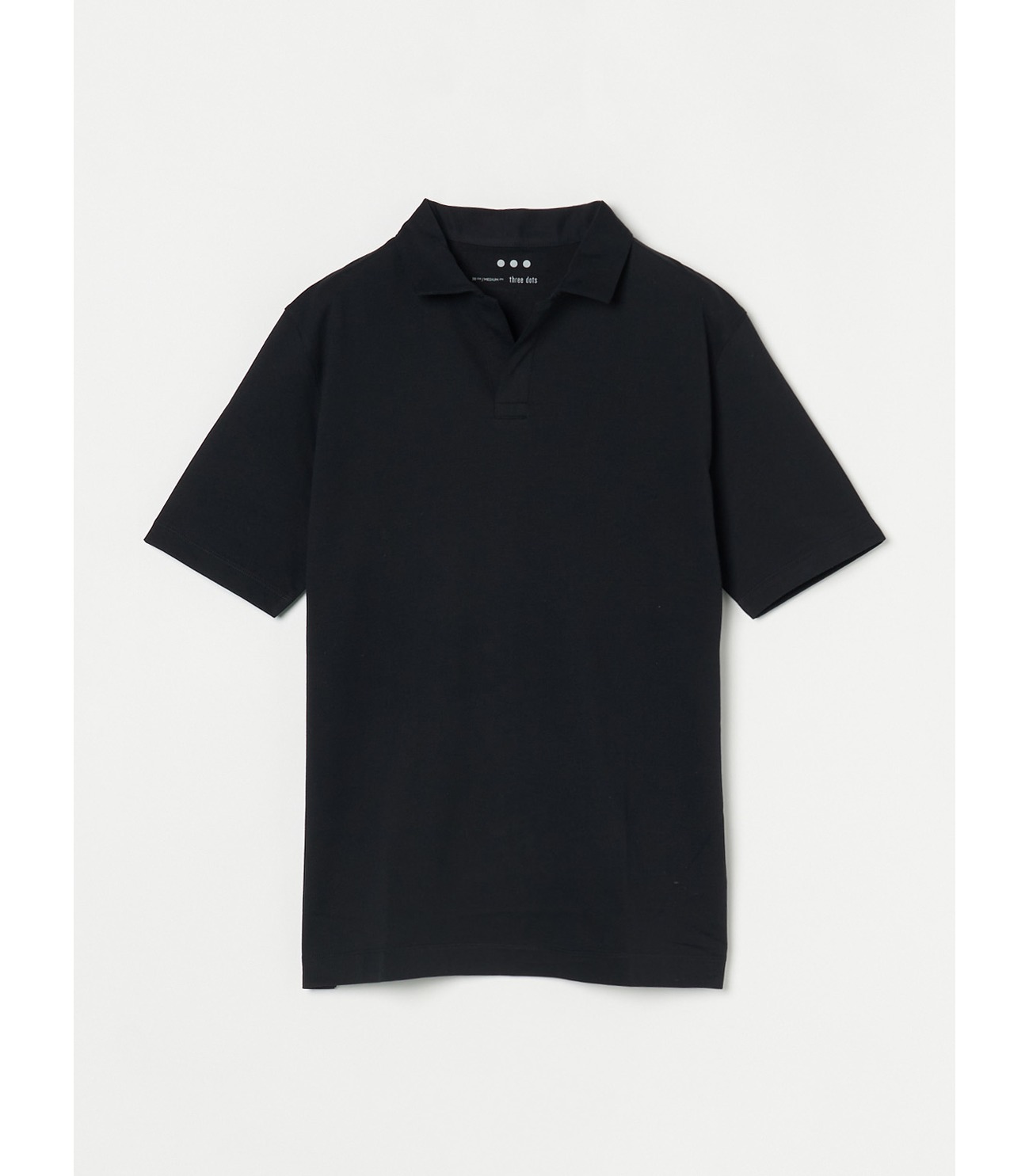 Men's powdery cotton skipper polo|スリードッツ オフィシャル