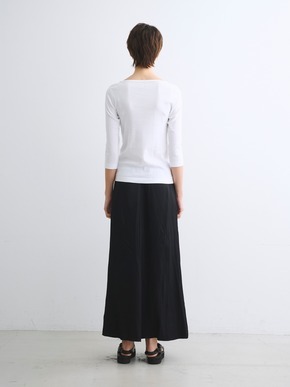 Organic cotton knit 3/4 british T ginger 詳細画像