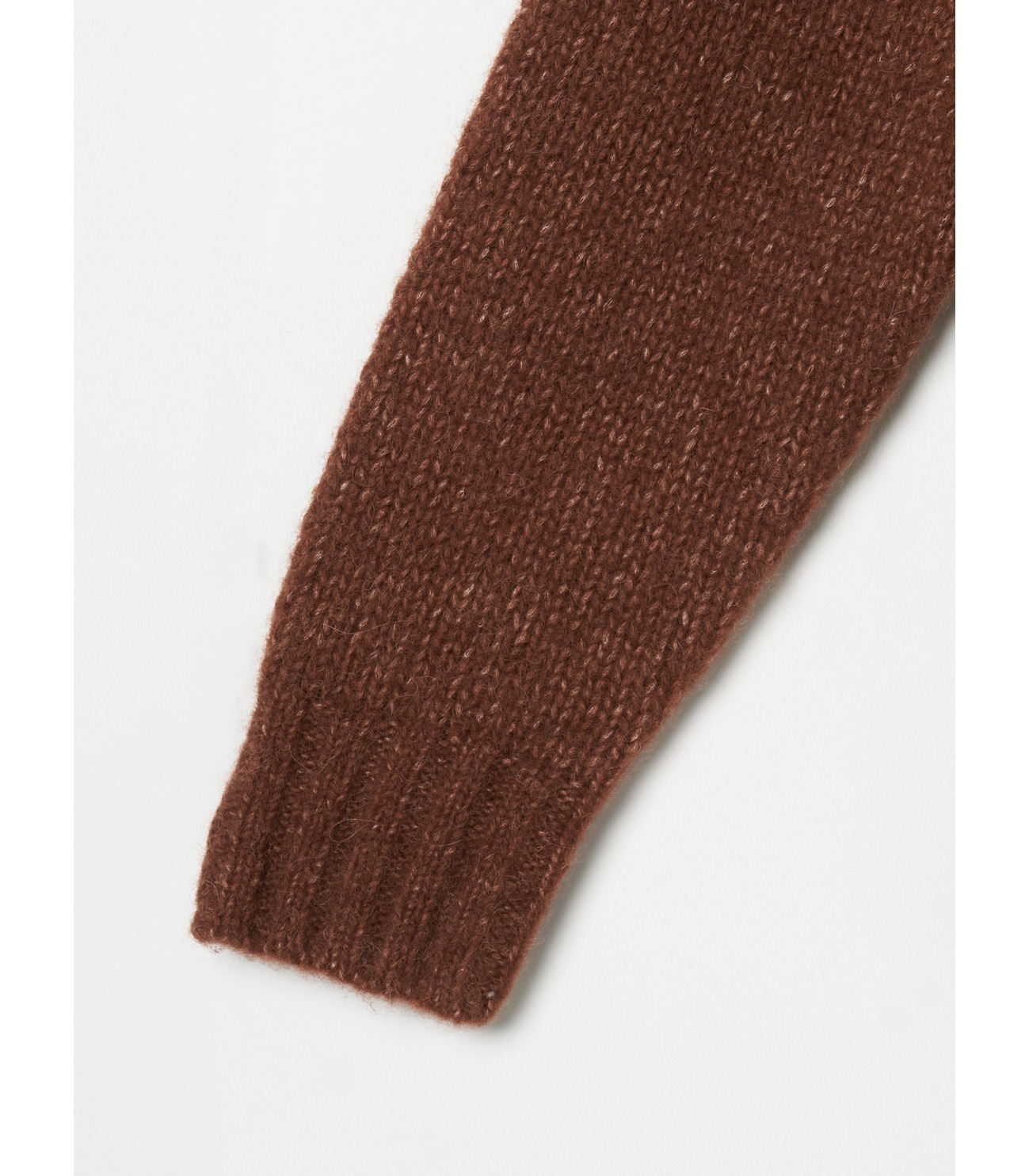Men's 3G baby alpaca shawl collar 詳細画像 brown 11