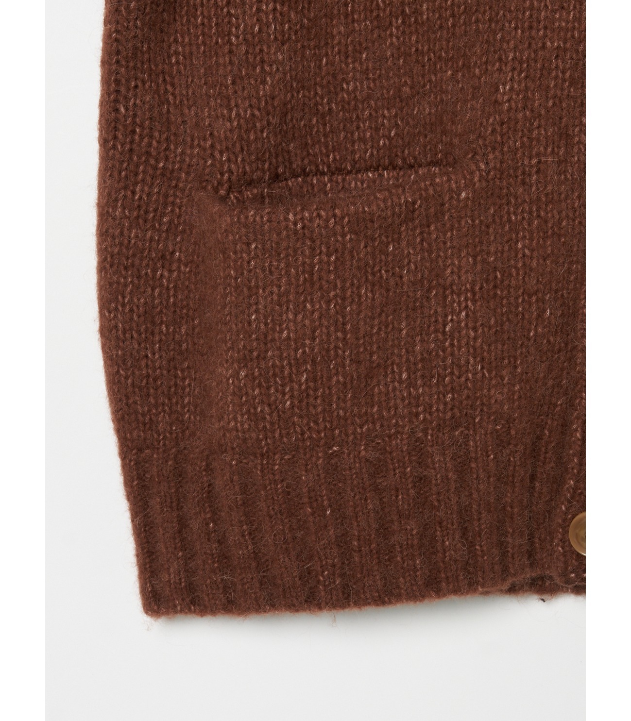 Men's 3G baby alpaca shawl collar 詳細画像 brown 12