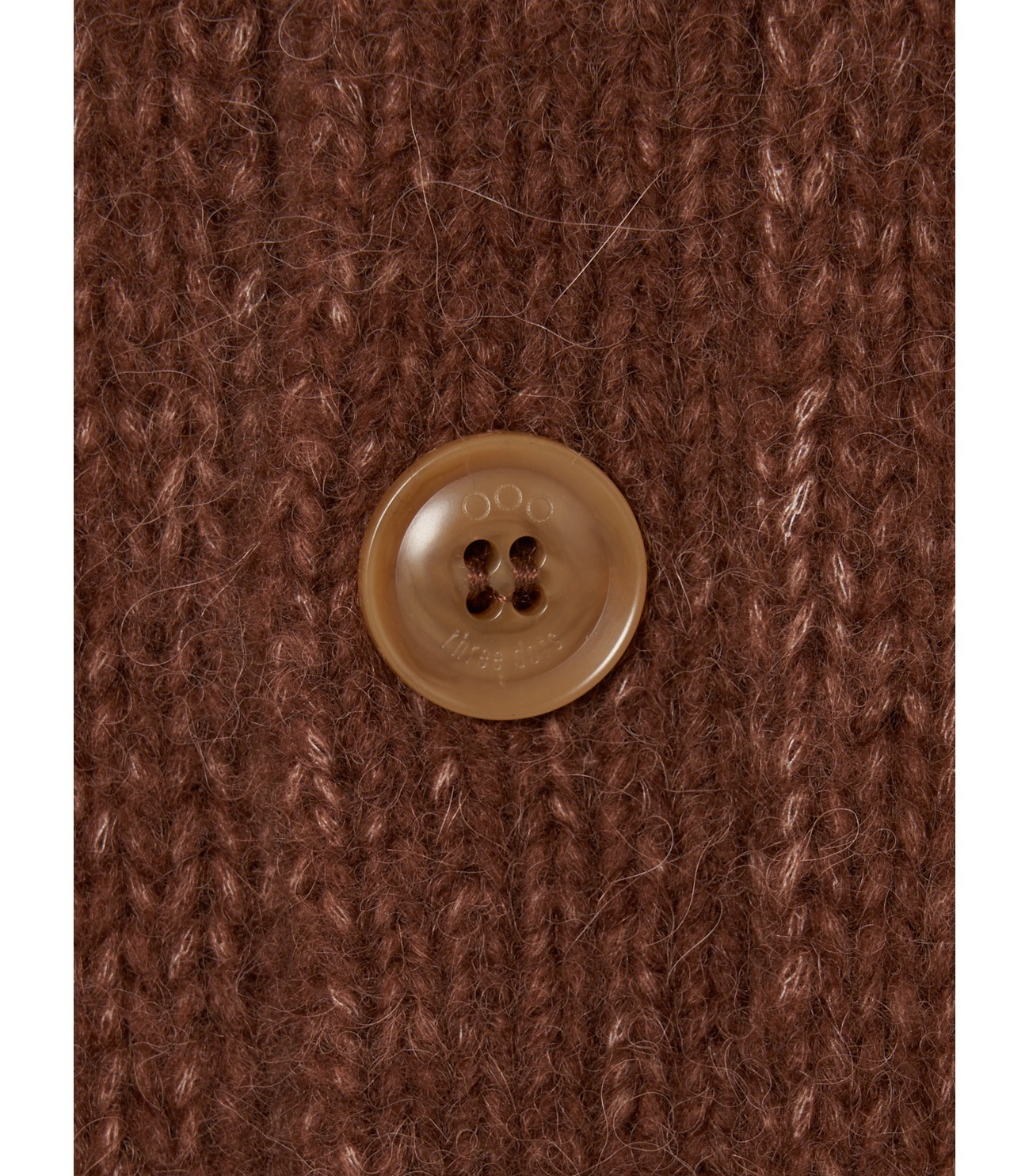 Men's 3G baby alpaca shawl collar 詳細画像 brown 13