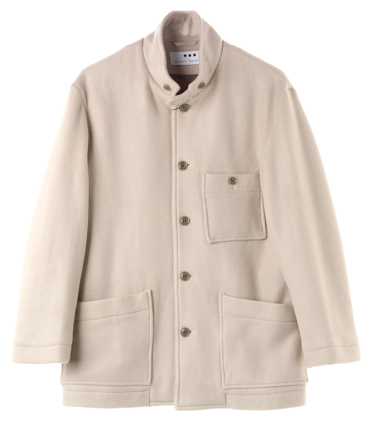 Men's brushedpile comfort jacket 詳細画像 beige 1