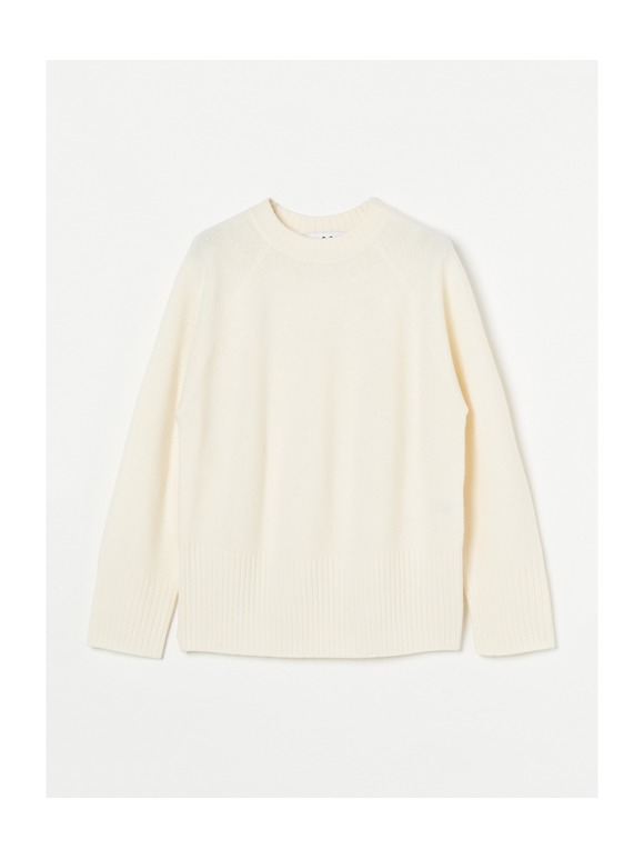 Washable wool cashmere l/s top