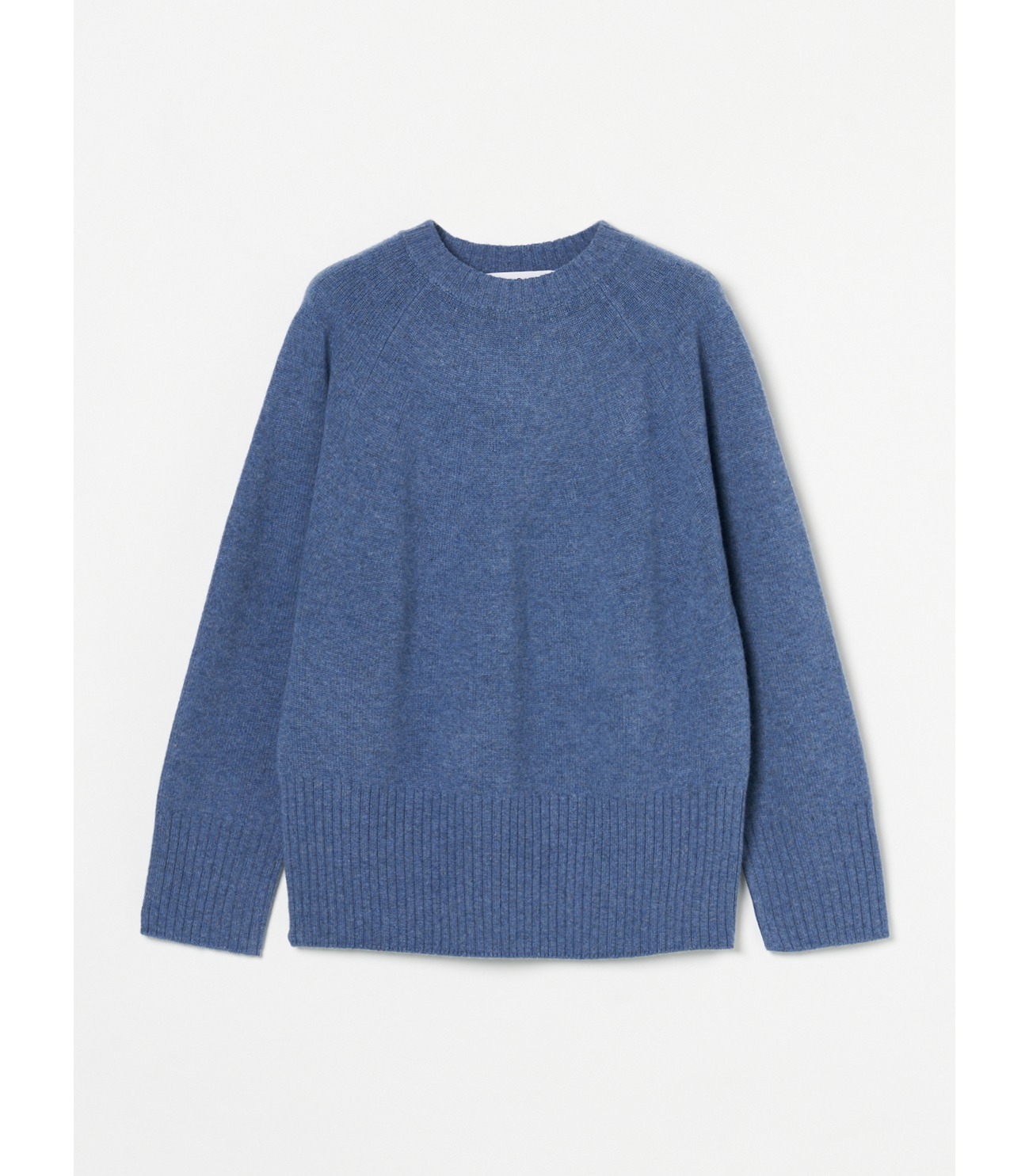 Washable wool cashmere l/s top 詳細画像 blue 1