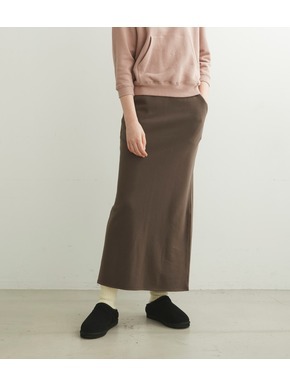 Smile cotton french terry skirt 詳細画像