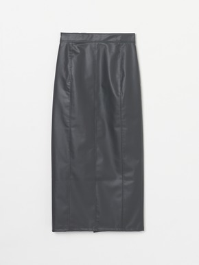 Fake leather jumper skirts 詳細画像