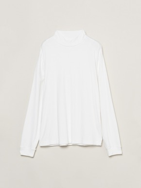 Men's brushed rib l/s mock neck 詳細画像