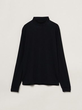 Men's brushed rib l/s mock neck 詳細画像